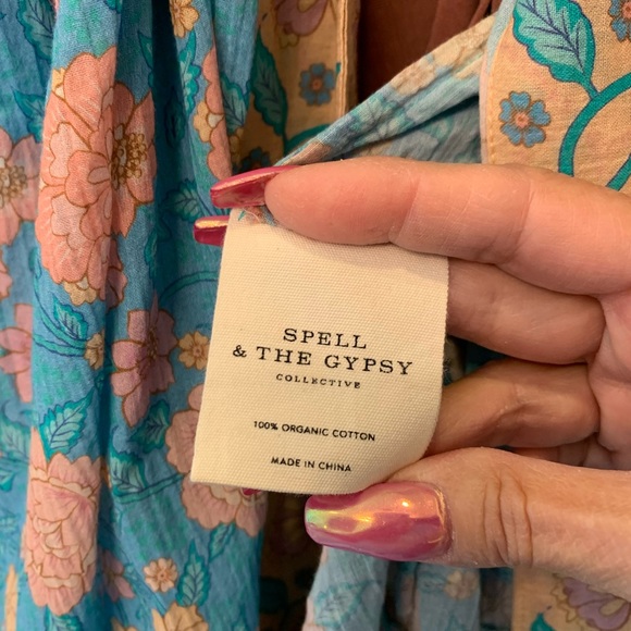 BNWT Spell Love Story Midi Robe S/M - Picture 14 of 17